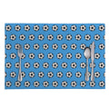 Blue Soccer Ball Pattern Print Placemat