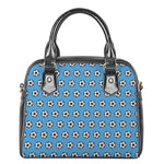 Blue Soccer Ball Pattern Print Shoulder Handbag