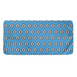 Blue Soccer Ball Pattern Print Towel