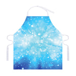 Blue Sparkle Light Print Adjustable Apron