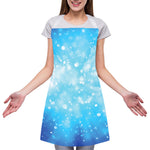Blue Sparkle Light Print Adjustable Apron