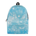 Blue Sparkle Light Print School Backpack