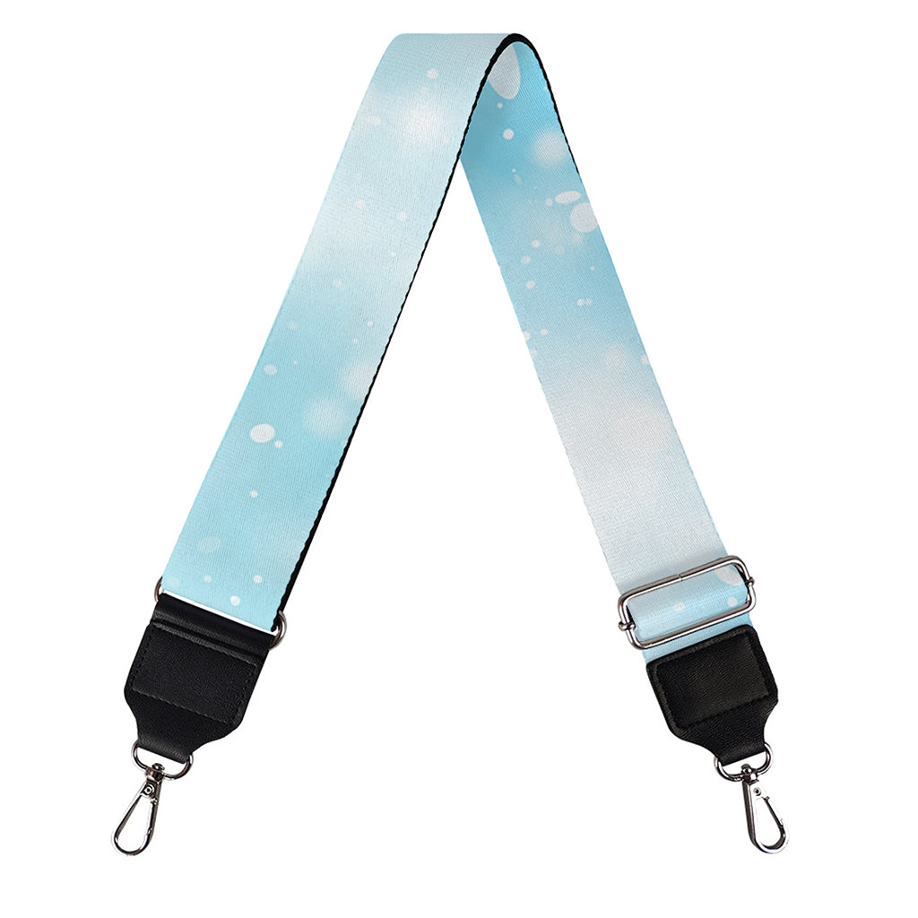 Blue Sparkle Light Print Bag Strap