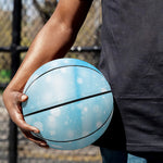 Blue Sparkle Light Print Basketball