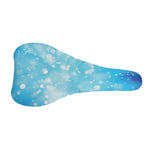 Blue Sparkle Light Print Bicycle Seat Cover