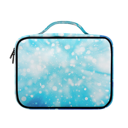 Blue Sparkle Light Print Briefcase Bible Bag