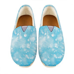 Blue Sparkle Light Print Casual Shoes
