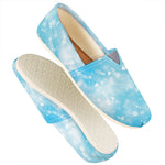 Blue Sparkle Light Print Casual Shoes