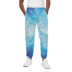 Blue Sparkle Light Print Cotton Pants
