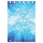 Blue Sparkle Light Print Curtain