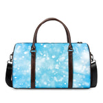 Blue Sparkle Light Print Duffle Bag