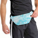 Blue Sparkle Light Print Fanny Pack