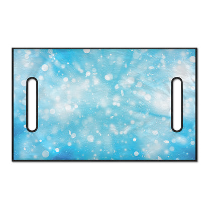 Blue Sparkle Light Print Golf Cart Seat Cover