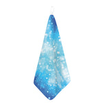 Blue Sparkle Light Print Hand Towel