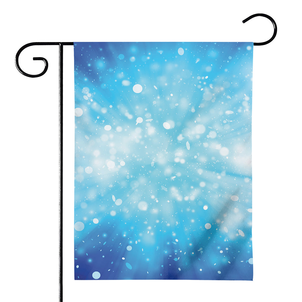 Blue Sparkle Light Print House Flag