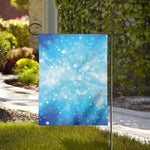 Blue Sparkle Light Print House Flag