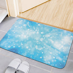 Blue Sparkle Light Print Indoor Door Mat