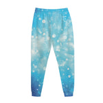 Blue Sparkle Light Print Jogger Pants