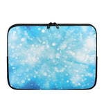Blue Sparkle Light Print Laptop Sleeve