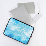 Blue Sparkle Light Print Laptop Sleeve