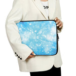 Blue Sparkle Light Print Laptop Sleeve