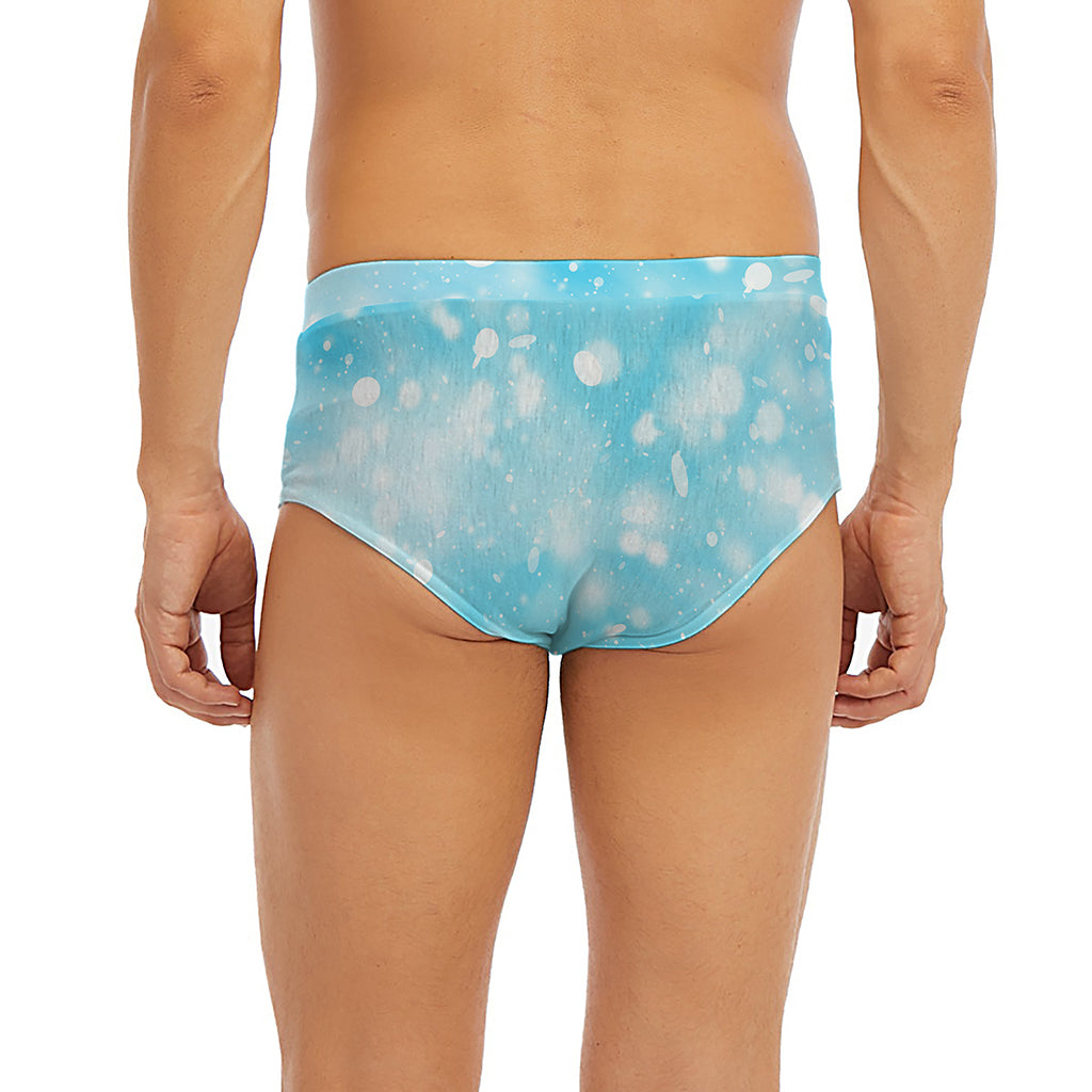 Blue Sparkle Light Print Men's Briefs