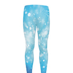 Blue Sparkle Light Print Men's leggings