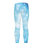 Blue Sparkle Light Print Men's leggings