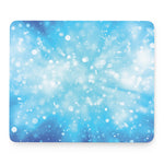 Blue Sparkle Light Print Mouse Pad