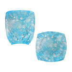 Blue Sparkle Light Print Office Chair Cover