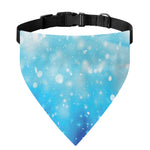 Blue Sparkle Light Print Over The Collar Dog Bandana