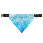 Blue Sparkle Light Print Over The Collar Dog Bandana