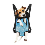 Blue Sparkle Light Print Pet Carrier Backpack