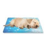Blue Sparkle Light Print Pet Cooling Mat Cover