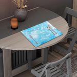 Blue Sparkle Light Print Placemat