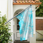 Blue Sparkle Light Print Polyester Flag