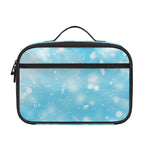 Blue Sparkle Light Print Portable Lunch Bag