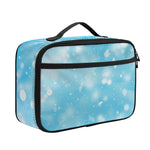 Blue Sparkle Light Print Portable Lunch Bag