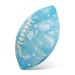 Blue Sparkle Light Print Rugby Ball