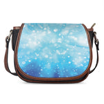 Blue Sparkle Light Print Saddle Bag