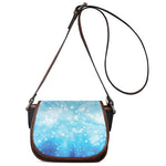 Blue Sparkle Light Print Saddle Bag