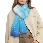 Blue Sparkle Light Print Scarf