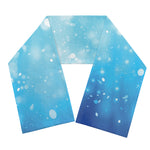 Blue Sparkle Light Print Scarf
