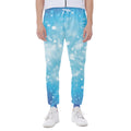 Blue Sparkle Light Print Joggers