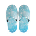 Blue Sparkle Light Print Slippers