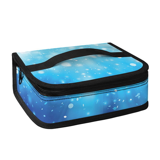 Blue Sparkle Light Print Small Lunch Bag