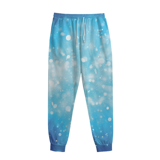 Blue Sparkle Light Print Sweatpants