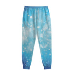 Blue Sparkle Light Print Sweatpants