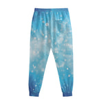 Blue Sparkle Light Print Sweatpants