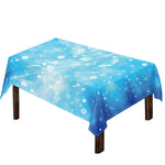 Blue Sparkle Light Print Tablecloth
